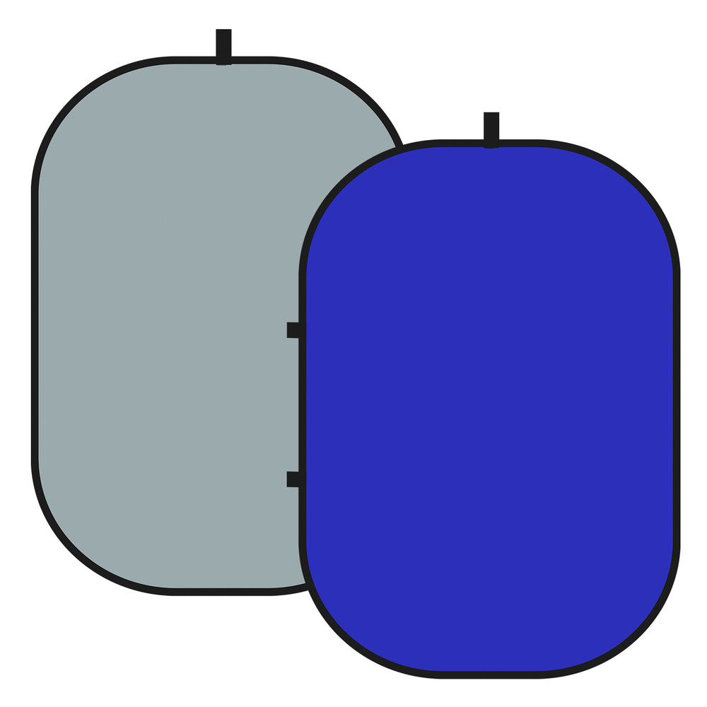 Blue and gray sides of the NEEWER collapsible backdrop